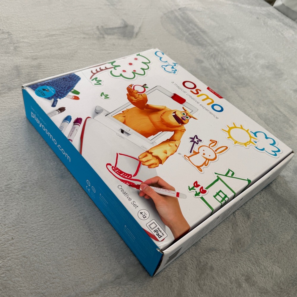 Osmo Creative Set Drawing Board for iPad 6 Markers Super Sweeper & Pouch